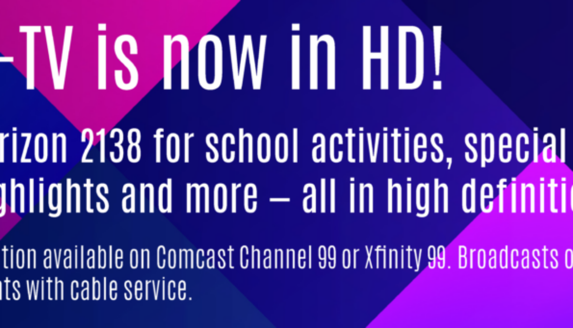 HCPS-TV is now in HD! Watch Verizon 2138 for school activities, special events, sports highlights and more — all in high definition. Standard definition available on Comcast Channel 99 or Xfinity 99. Broadcasts only available to Henrico residents with cable service.